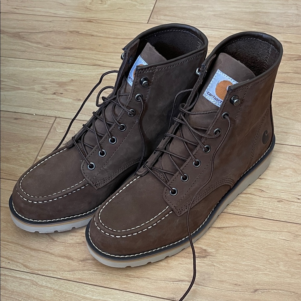 Carhartt Men's Dark Brown Lace-Up Boots